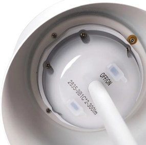 Aigostar - LED Solárna stmievateľná nabíjacia lampa LED/3W/5V 2200mAh biela IP54