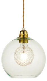 ACA DECOR Závesné svietidlo PYTHIA max. 40W/E27/230V/IP20, priemer 20 cm, mentolová