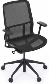 Kancelárska stolička ELVI, čierna