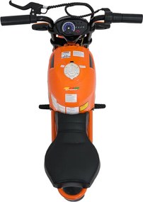 Elektrická motorka SUPERMOTO oranžová