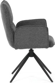 Jedálenská stolička sivá DCH-D1328 GREY2