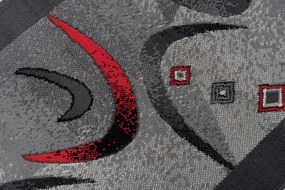 TA Koberec 4596A TMAVO SIVÁ LACNÁ PP CRM Rozmer: 60x150 cm
