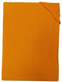 Posteľná plachta jersey oranžová TiaHome - 70x140cm