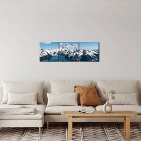 Obraz - Garibaldi Park (s hodinami) (90x30 cm)
