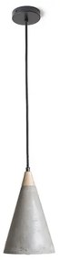 RED - Design Rendl - R12380 - Luster na lanku HEIDI 1xE27/28W/230V betón/drevo