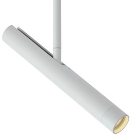 Moderný biely reflektor pre 1-fázový koľajnicový systém - Slimline Avery