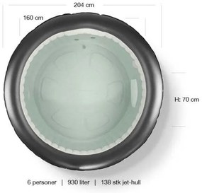 Hanscraft Nafukovacia vírivka MSpa RIMBA U-RB061