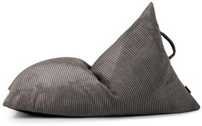 Tmavosivý menčestrový detský sedací vak Razzy – SLOWDOWN