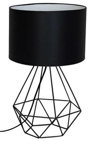 Stolná lampa BASKET 1xE27/60W/230V čierna