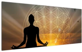 Obraz meditácie (120x50 cm)