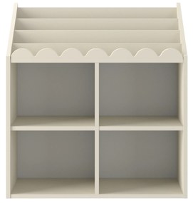 Bellamy Detská knižnica BOOK NOOK LATTE 71x76 cm, krémová