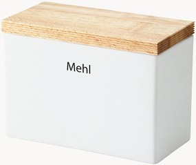 Úložná dóza na potraviny's vekom z kaučukového dreva Mehl