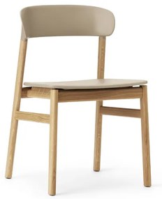 Stolička Herit Chair – piesková/dub