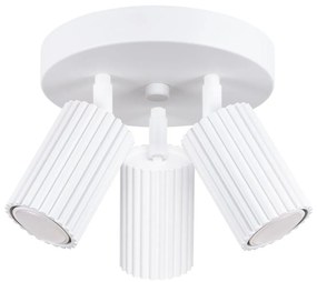 Sollux SL.1544 - Bodové svietidlo KARBON 3xGU10/10W/230V biela