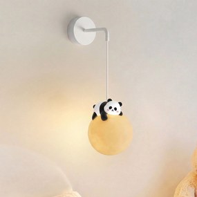 Toolight Toolight, nástenné svietidlo PANDA G163-1W, čierna-biela, OSW-07803