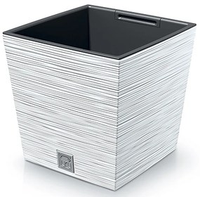 Plastový kvetináč DFS300 29,5 cm - biela
