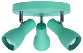 Bodové svietidlo PICARDO 3xE14/40W/230V tyrkysová