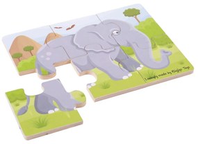 Bigjigs Toys 3v1 safari zvieratka