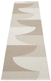 Béžový vnútorný a vonkajší behúň 70x270 cm Hill Dark Linen – Pappelina