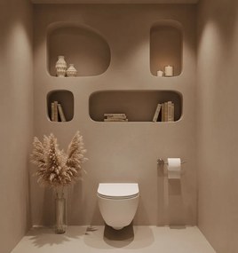 Rea Tomi, držiak na toaletný papier, brúsená oceľ, REA-88056