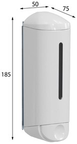 MARPLAST MARPLAST, SHOWER MEDIUM dávkovač tekutého mydla 250ml, biela, A94701