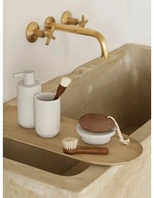 Tmavosivý dávkovač mydla z polyresínu 300 ml Kua – Blomus