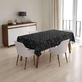 Sablio Obrus Vianoce na čiernej - 130x170 cm