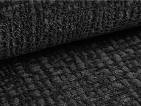 Čierna rozkladacia/s úložným priestorom pohovka 216 cm Kalena – Makamii