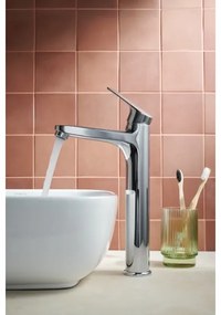 KFA Armatura 5552-712-00- Umývadlová batéria + výpust OTAVA 30,2 cm lesklý chróm