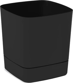 Kvetináč s podstavcom CLIMA 250 x 250 mm, recyklovaný, čierny*41428