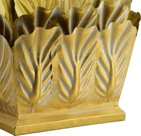 Sada 3 ks květináčů MARINA IV zlatá