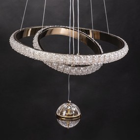 Toolight Toolight, stropné svietidlo 50cm, 160W, 4000K, 5000lm, G143-CP, zlatá, OSW-02613
