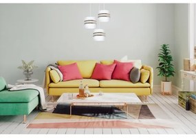 Luster na lanku CORAL 3xE27/60W/230V biela
