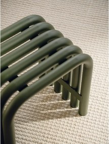 Zelená kovová záhradná stolička Nokk – noo.ma