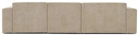 Béžová menčestrová rohová pohovka (ľavý roh) Sting – Scandic