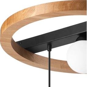 Luster na lanku OTIS 2xG9/5W/230V + 2xE27/15W/230V dub