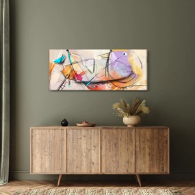 Obraz - Abstrakcia, vtáčik (120x50 cm)