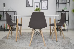 Set dvoch jedálenských stoličiek OSAKA káva (hnedé nohy) 2ks