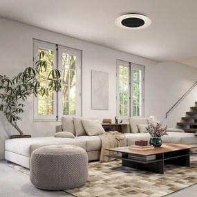 Stropné LED svietidlo Piattino, 1x LED 30w, 3000-6000k, b/w