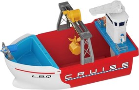 LEAN Toys Rybársky čln s vodou Interaktívne rybárske príslušenstvo