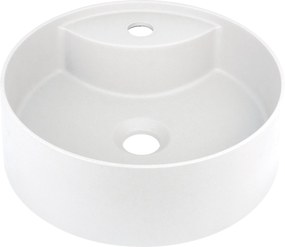 Deante Umývadlo na dosku Silia ø36 cm - CQS AU4B, granit, alabaster