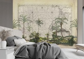 Gario Fototapeta Afrika a mapa - Andrea Haase Materiál: Vliesová, Rozmery: 100 x 70 cm