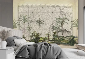 Gario Fototapeta Afrika a mapa - Andrea Haase Materiál: Vliesová, Rozmery: 350 x 245 cm