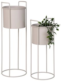 Kovové obaly na kvetináče v súprave 2 ks ø 21,5 cm Rabo – House Nordic