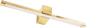 Toolight Toolight, LED kúpeľňové nástenné svietidlo 60cm, 12W, 1500lm, SWE044-1W, zlatá lesklá, OSW-20144