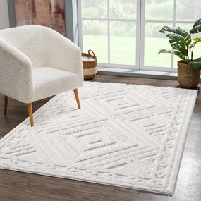 Dekorstudio Moderný koberec FOCUS 777 krémový Rozmer koberca: 80x150cm