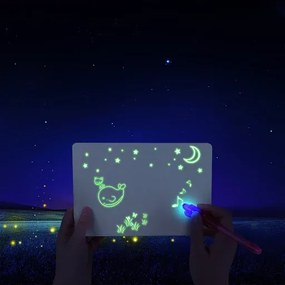 Zaparkorun Kresliaca tabuľka A5 - s LED perom