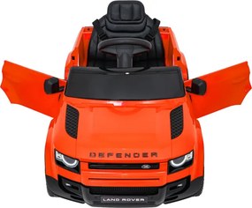 Elektrické autíčko Land Rover Defender oranžové