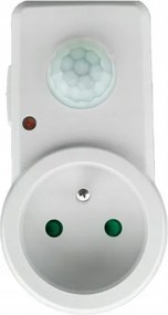 ECOLIGHT LED pohybový a súmrakový senzor do zásuvky - biela