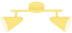 Bodové svietidlo AMOR 2xE14/40W/230V žltá